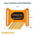 thumbnail image 3 of POWERTEC 3PK Safety Kit Assortment - Featherboard, Push Block and Push Stick (71551), 3 of 7