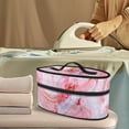thumbnail image 2 of HELLHERO Marble Pattern Portable Steamer Travel Organizer 11.8x6.69x5.5 Inches Reusable for Handheld Steams Iron(Case Only), 2 of 6