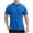 #02 Blue 【Mix, Match & Rotate: Stock Up on Daily Colors】, variant on Men's Casual Stand Collar Short Sleeve Half Zip Shirt Tops, Cooling Quick Dry Fitness Workout T-Shirt, Solid Color Athletic Training Gear, Breathable Summer Beach Running