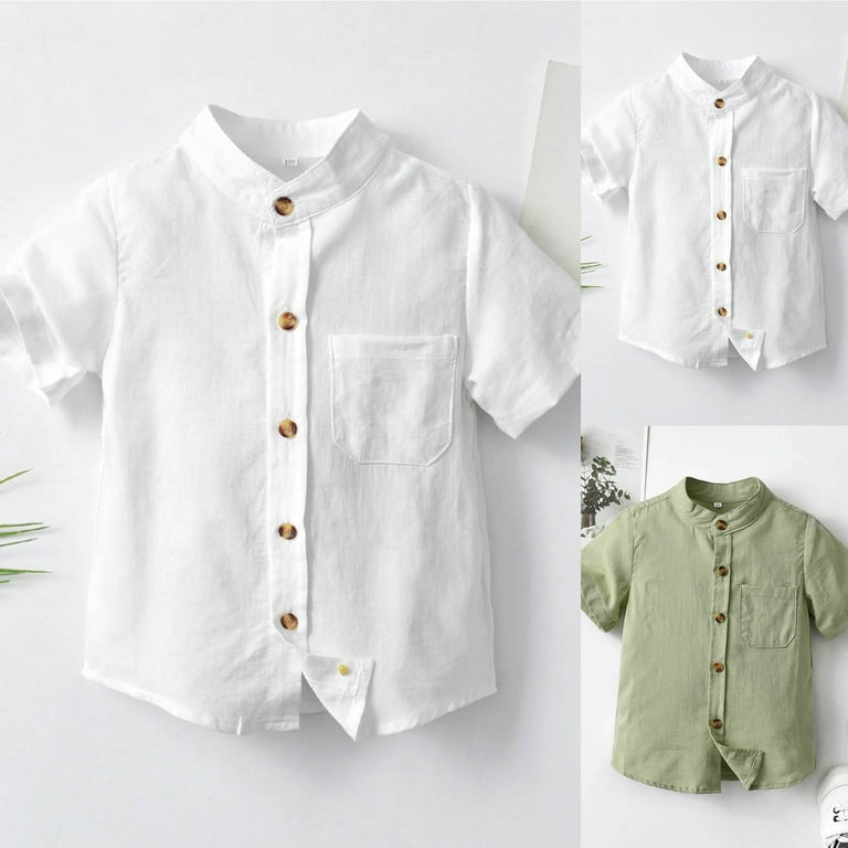 Baby Boy White Button Down Shirt Short Sleeve Solid Summer Dress Formal Classic Boys T Shirts 12-18 Months - Walmart.com Baby Boy White Button Down Shirt Short Sleeve Solid Summer Dress Formal Classic Boys T Shirts 12-18 Months - Walmart.com