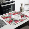 thumbnail image 3 of Pioneer Flower Floral Print Pattern Dish Drying Mat for Kitchen 1 Pack, Ultra Absorbent Microfiber Dishes Drainer Mats,16"x18", 3 of 6