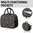 thumbnail image 6 of Womens Pioneer Flower Floral Print Pattern Lunch Box for Work,Insulated Lunch Bag for Women,Loncheras Para Mujer,Leakproof Adult Lunch Bag for Work,Beach,Travel,Picnic,Camping, 6 of 6