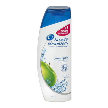 Head & Shoulders Dandruff Shampoo Green Apple, 13.5 FL OZ - Walmart.com