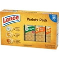 thumbnail image 3 of Lance Sandwich Crackers, Captain's Wafers, Variety Pack, 10 Individual Packs, 6 Sandwiches Each (Pack of 3), 3 of 3