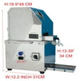 thumbnail image 2 of Electric Sugarcane Juice Extractor 3 Rollers Sugar Cane Ginger Juice Press Machine 24V DC or 110V AC, 2 of 8