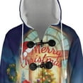 thumbnail image 4 of Merry Christmas Australian Shepherd Santa Hat Xmas Tree Winter Holiday All Over Print 3D Hooded Duffle Toggle Coat Aussie Dog Lover Gifts - 01013, 4 of 6