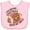 AD-Pink, variant on Inktastic I Love Watching Football with My Uncle Boys or Girls Baby Bib