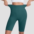 thumbnail image 2 of Breezora Women's High Waisted Yoga Shorts Seamless Scrunch Lifting Tummy Control Compression Fit Workout Running Bottoms, 2 of 5