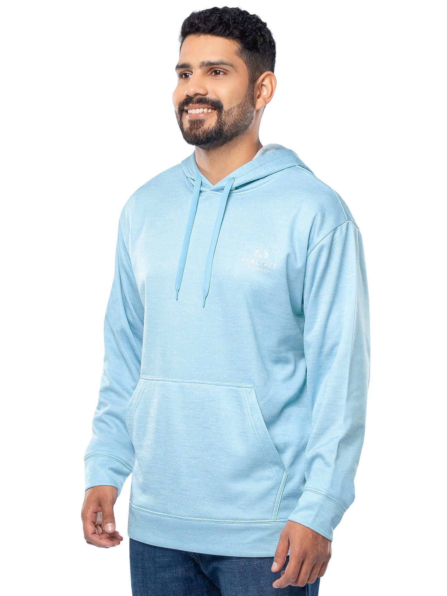 Realtree Fishing Men's Logo Performance Hoodie, Size S-4XL