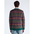 thumbnail image 3 of Free Assembly Men's Fair Isle Sweater with Long Sleeves, Midweight, Sizes XS-3XLT, 3 of 6