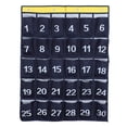 thumbnail image 1 of Bolsa de pared para guardar celulares, con múltiples bolsillos, ideal para el aula y el hogar (azul), 1 of 7