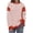 Orange, variant on Npasoilc Sweatshirts for Women Fall Winter Trendy Long Sleeve Round Neck Side Slit Comfort Pullover Blouse Tops Striped Color Block Casual Loose Hoodless Hoodies