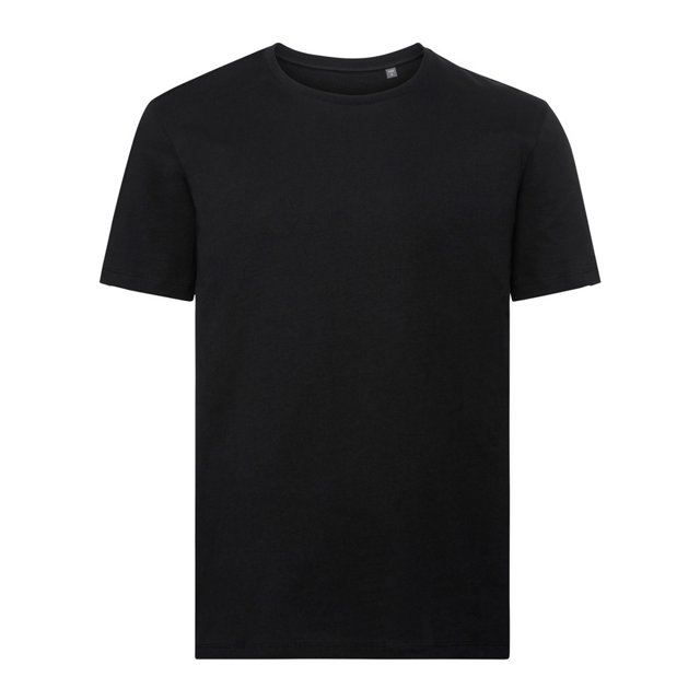 Russell - Camiseta orgánica para hombre (Negro)