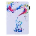 thumbnail image 4 of Allytech for Apple iPad 10th Generation 10.9" Case 2022 with Stand Pencil Holder Card Pockets [Auto Wake/Sleep] Slim PU Leather Magnetic Smart Folio Wallet Soft TPU Shockproof Cover, Rainbow Elephant, 4 of 7
