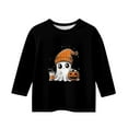 thumbnail image 4 of Abcomgle Halloween Shirts for Girls Size 7/8 Cute Ghost Drinking Coffee T-Shirts for Kid Girls Crewneck Short Sleeve Shirts for Kids Girls Fall Funny Holiday Blouses for Girls,9-10 Years, 4 of 4