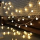 thumbnail image 1 of RV Guirnalda de luces LED, bola redonda, guirnalda pequeña, luz a pilas, decoración navideña, camping al aire libre, luces estrelladas (color cálido, 6 m, 40 luces) Rojo Verde, 1 of 5