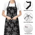thumbnail image 6 of Lsque Turtle Waterproof Apron Chef Aprons for Men Heavy Duty Chemical Work Apron Extra Long Grilling Aprons with Adjustable Bib Apron, 6 of 9