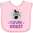 thumbnail image 3 of Inktastic Viola Future Violist Music Gift Girls Baby Bib, 3 of 4