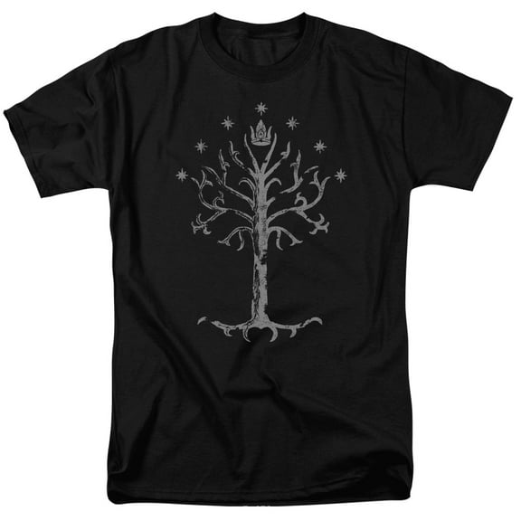 Lord of the Rings Tree Of Gondor S/S Adult 18/1 T-Shirt Black