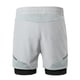 thumbnail image 2 of Pantalones cortos para correr 2 en 1 para hombres con bolsillos con cremallera Ejercicio de secado rápido Arsuxeo pantalones cortos de hombre, 2 of 7