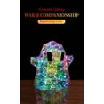 thumbnail image 5 of Prismatic Ghost Halloween Decor, Prismatic Iridescent Ghost Decor, Light Up Ghost, LED Lights Ghost Decor, Halloween Decorations Colorful Glow Lights Outdoor Indoor 6.5x7.8 Inch, 5 of 9