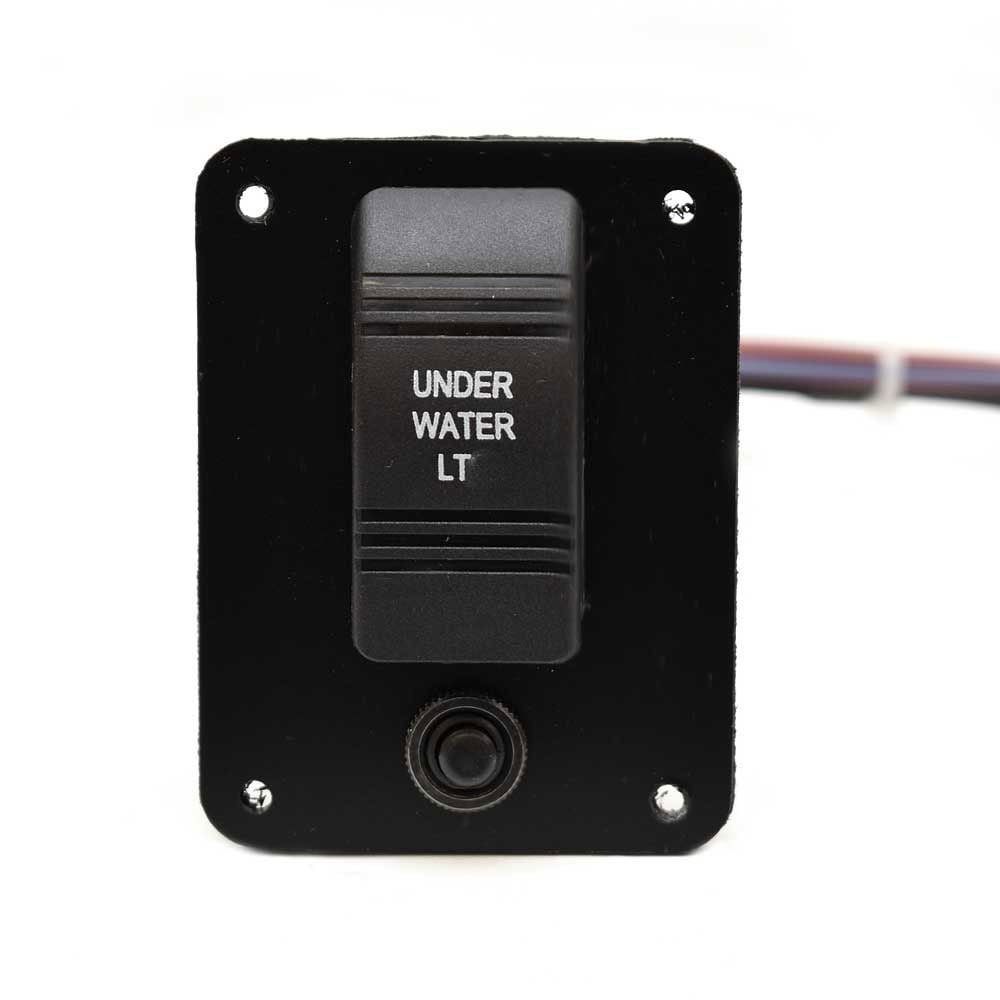 Bennington Boat Switch Panel 2 1/4 x 3 Inch Underwater Lights