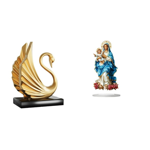 estatua de resina de cisne,Figuras de cisne,estatuas,decoración del hogar,fiesta de bodas,Letrero de mesa,Decoración de escritorio acrílica Rincón festivo Decoración del hogar,Decoración