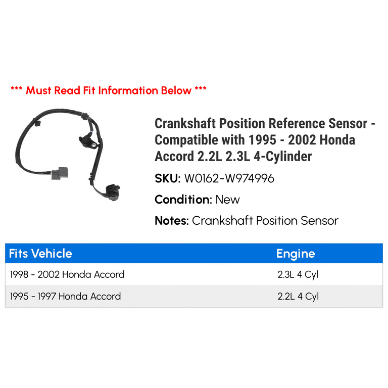 ABS Wheel Speed Sensor Front Left for Honda Accord 2003 - 2008 2.0 2.2 2.4 ABS Wheel Speed Sensor Front Left for Honda Accord 2003 - 2008 2.0 2.2 2.4
