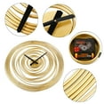 thumbnail image 4 of 22" Golden Annual Ring Wall Clock Retro Cafe Wall Decoration, 4 of 8