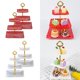 thumbnail image 5 of 4 unids 3 Tier Cupcake Stand Pastelería Sirviendo Platter Snack Rack, 5 of 10