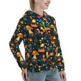 thumbnail image 2 of KLL Colorful Plants Mushroom for Womens Pullover Hoodie with Pocket Hooded Long Sleeve Shirts Sweatshirt for Women-Small, 2 of 7