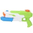 thumbnail image 3 of Pistolas de agua para ducha de playa al aire libre de color verde para niños, juguete de pistola de agua de gran capacidad para niños, 3 of 8