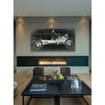 thumbnail image 3 of Marmont Hill "Vintage Race Car Blueprint 2" Painting Print on Canvas, 3 of 7