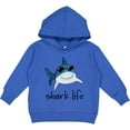 thumbnail image 2 of Inktastic Shark Life Fun Shark with Sunglasses Toddler Hoodie, 2 of 4