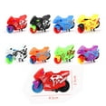 thumbnail image 6 of LNKOO Pull Back Car, 8 Pack Assorted Mini Plastic Vehicle Set,Toys Pull Back Motorcycle and Car Toys for Boys Kids Toddler Party Favors, 6 of 6