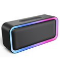 thumbnail image 1 of Altavoz Bluetooth Kunodi 2023 RGB impermeable 10W estéreo, 1 of 8