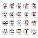thumbnail image 2 of Halloween Pumpkin Decorative Stickers Mini Maker 36 Sheets Halloween Pumpkin Face Stickers Kids Toddler Party Favors Halloween Candy Stickers Gifts 30 Sheets in a Pack, 2 of 5