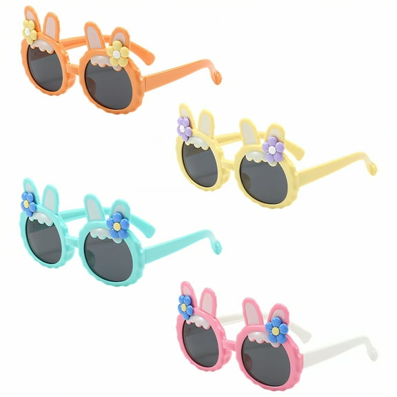 GJX 4Pcs Baby Sunglasses Toddler Girl Sunglasses Kids Sunglasses Boys,Style1