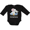 thumbnail image 3 of Inktastic My Great Grandma Loves Me to the Moon and Back Elephant Boys or Girls Long Sleeve Baby Bodysuit, 3 of 5