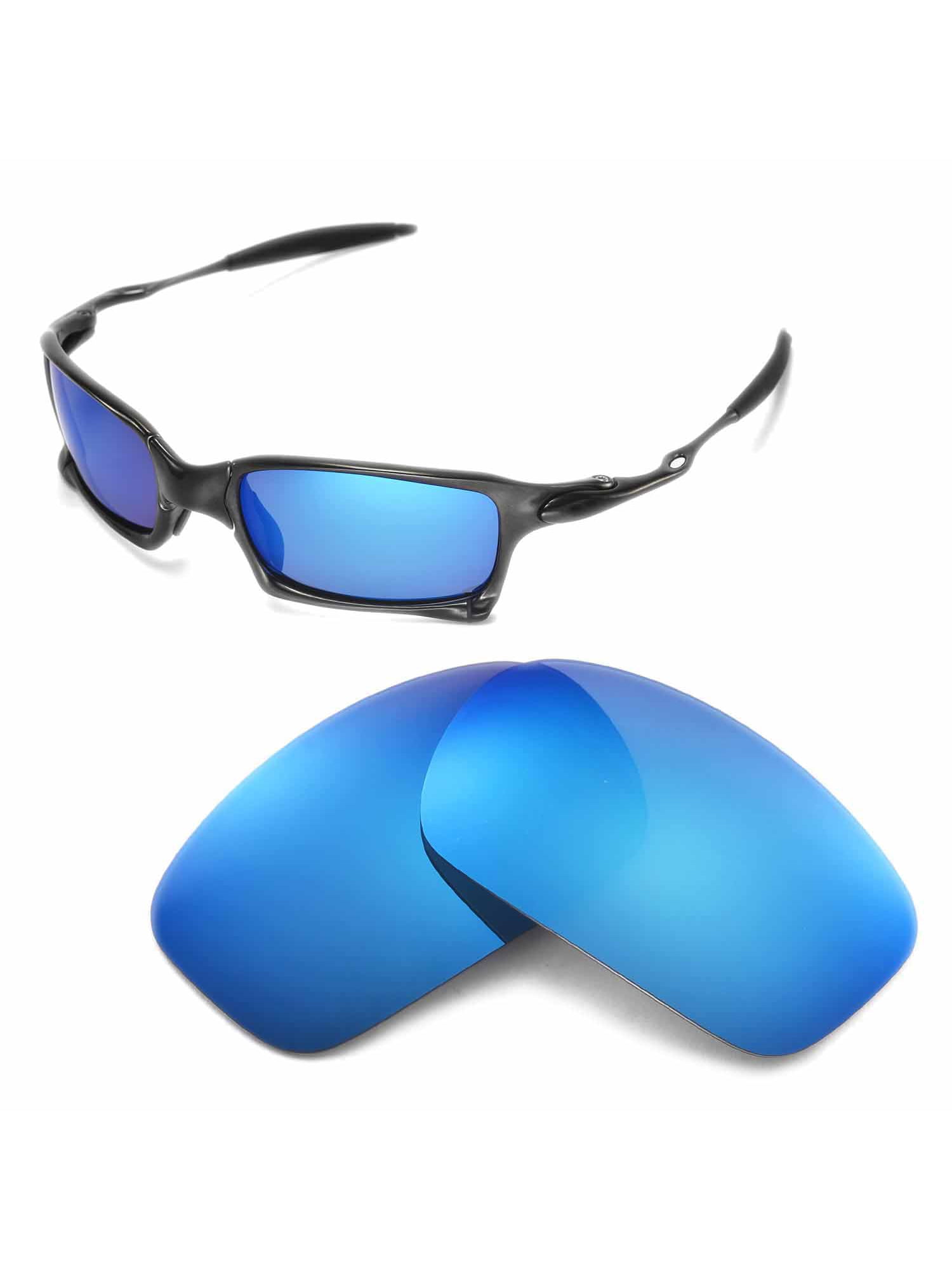 Walleva Ice Blue Polarized Replacement Lenses for Oakley X Squared