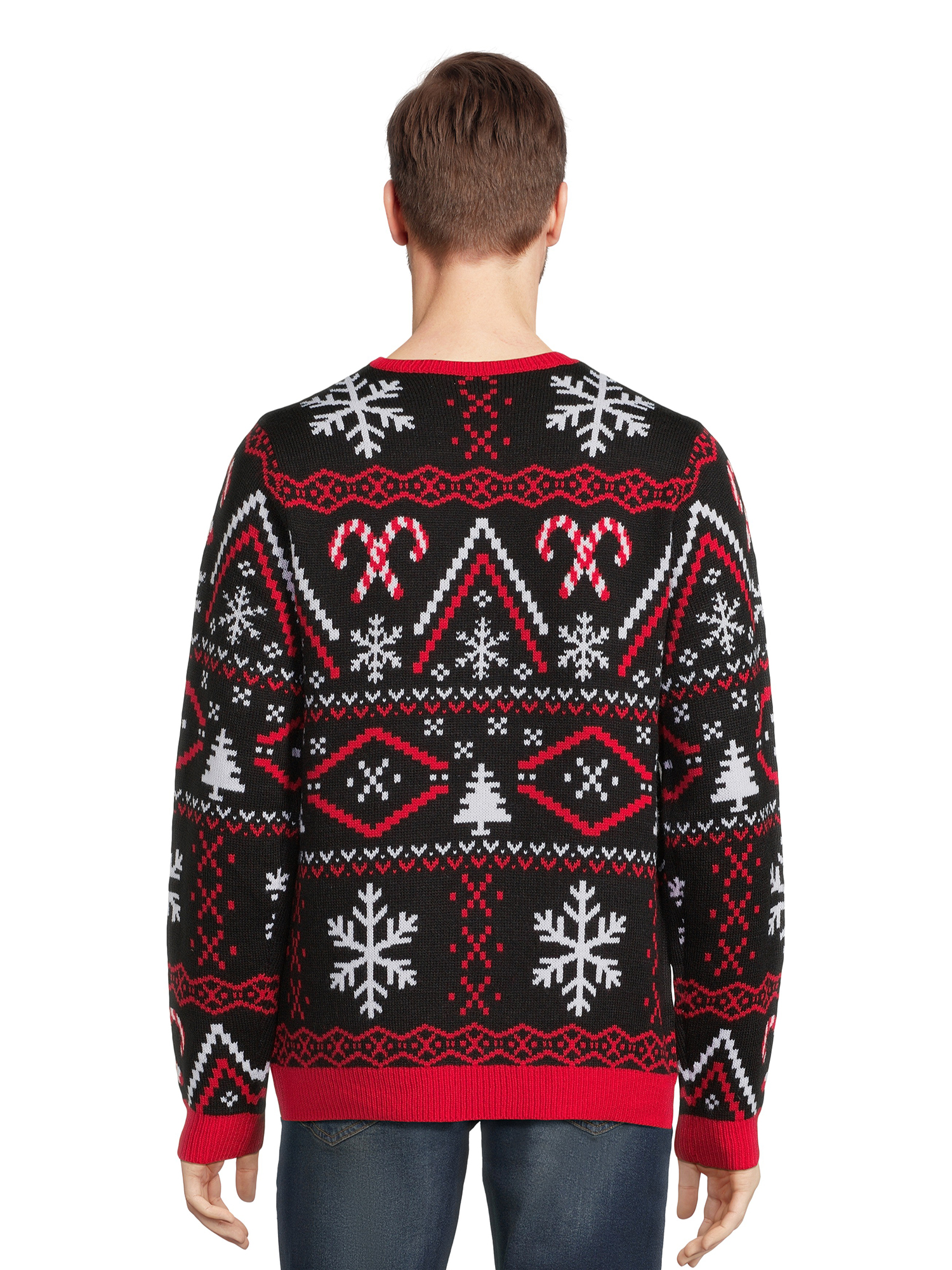 Jolly Sweaters Men's and Big Men's Ugly Christmas Sweater, Sizes S-3XL