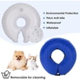 thumbnail image 3 of Inflatable Dog Recovery Collars Cones, Soft Adjustable Comfy Quick Release Dog Donut Collar for After Surgery, Prevent Dogs from Touching Stitches Bit, 3 of 5