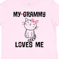 thumbnail image 4 of Inktastic Grammy Loves Me Girls Kitty Girls Toddler T-Shirt, 4 of 5