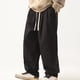 thumbnail image 1 of Pantalones largos para hombre, estilo exterior, moda, gruesos, lisos, informales, con cintura elástica y bolsillos, cargo, 1 of 4