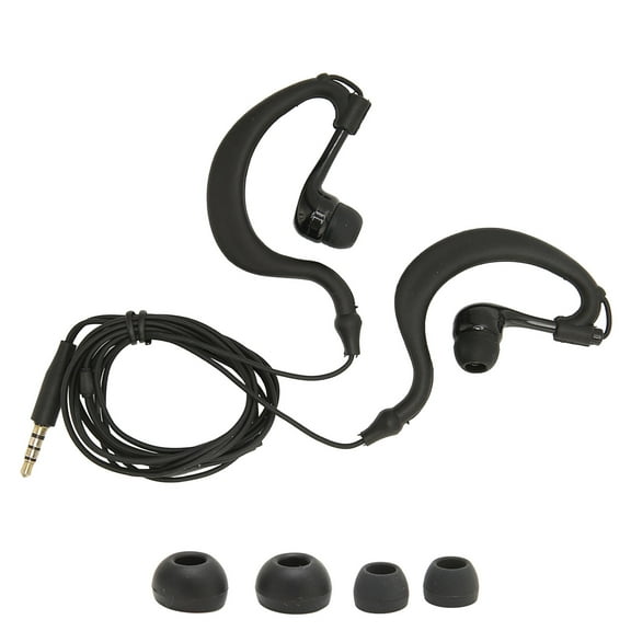 Wired Earbuds, Over Ear Wired Earbuds ABS Professional Plug And Play For 3.5mm Interface Devices