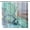 Blue-green, variant on Halloween Skeleton Shower Curtain Funny Dancing Skeleton Skull in Hat and Cane Joints Party Vintage Shower Curtain Bathroom Sets with 12 Hooks,72×72 inch