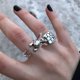 thumbnail image 3 of Anillos de animales de gato de la fortuna para hombres y mujeres, joyería de pareja, anillos de dedo ajustables, regalo del Día de San Valentín para hombres, amantes, Damas, niñas, niños, lindos, 3 of 4