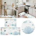 thumbnail image 2 of Cartoon Print Kitchen Carpet Set for Living Room and Entrance Non Cozy Polyester Rug with Fish Theme Washable Mat 2PCS, 2 of 6