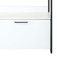 thumbnail image 3 of Cox Modular Closet System, 1 Storage Drawer, Hanging Rod, Black Metal Frame, 3 of 6