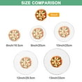 thumbnail image 4 of Uxcell 2-Pack Cooling Rack, 13" Round Stainless Steel Baking Rack for BBQ/Cooking/Roasting/Grilling/Steaming/Drying, Wire Cooling Rack for Baking [Silver], 4 of 7